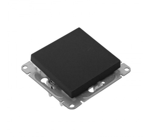 Механизм выключателя, одноклавишный, чёрный Эпика EKF  UP1-SWB-10  EKF