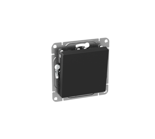 Механизм выключателя, одноклавишный, чёрный Эпика EKF  UP1-SWB-10  EKF