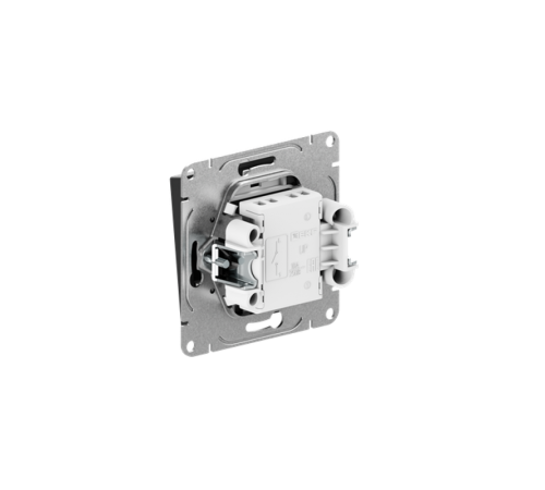 Механизм выключателя, одноклавишный, чёрный Эпика EKF  UP1-SWB-10  EKF