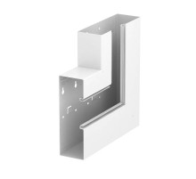 Плоский угол кабельного канала Rapid 80 70x210 мм (сталь,белый) (GS-AFS70210RW)  6278020  OBO Bettermann