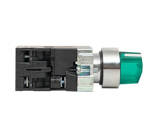 Переключатель BD33 3P c зеленой подстветкой 24В NO PROxima  xb2-bk33-g-24  EKF