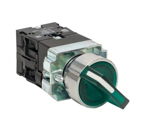 Переключатель BD33 3P c зеленой подстветкой 24В NO PROxima  xb2-bk33-g-24  EKF