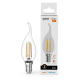 Лампа светодиодная   Filament Elementary Свеча на ветру 10W 650lm 2700К Е14 LED 1/10/100  42110  Gauss