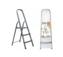 Стремянка стальная ССт-3, 3 ступени с цинковым покрытием, стальной профиль, h=600 мм, Народная  SQ1028-0110  TDM