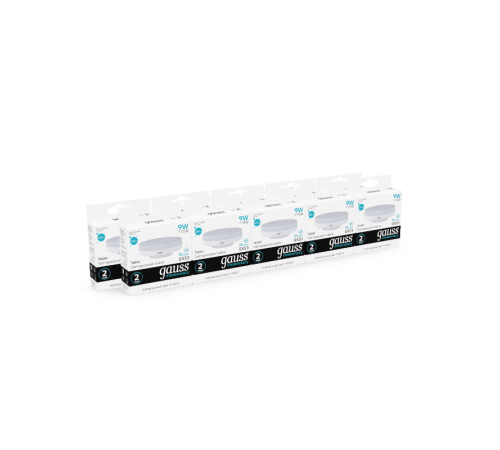 Лампа светодиодная LED 9Вт GX53 220В 4100К Elementary  83829  Gauss