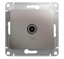 Glossa Платина Розетка TV проходная 4DB  GSL001292  SE