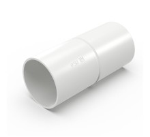 Патрубок-муфта белая д50 (12шт/144шт уп/кор)  PR.01750б  Промрукав