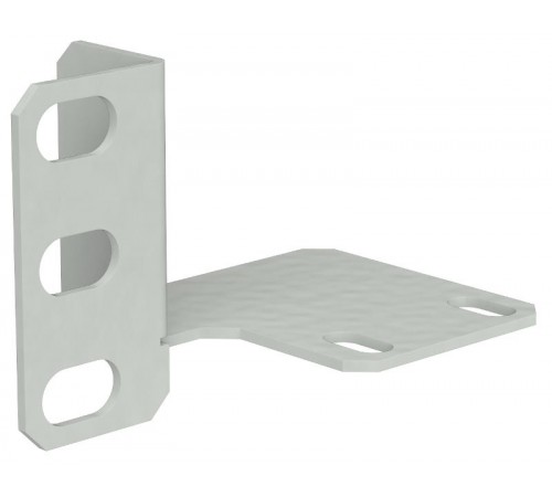 ITK Кронштейн 19" для крепл. выкл. ВПК стекл. дверь серый  LN35-KRKV-G  ITK