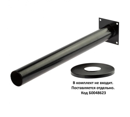 Опора металлическая 1,0 м. стальная, черная эмаль для светильников НТУ Н=1000 mm  Б0048091  ЭРА