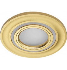 Светильник точечный встраиваемый декоративный CD600 15LED*2835 SMD 4000K, MR16 50W G5.3, золото  29710  Feron