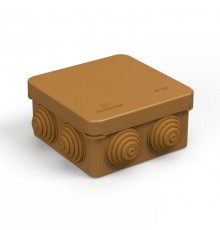 Коробка распределительная 40-0210-8001 для о/п безгалогенная (HF) бук 80х80х40 (105шт/кор) IP55  40-0210-8001  Промрукав