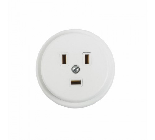 Розетка силовая для электроплиты с заземлением IP20 40 А 250 В  11-8520  REXANT