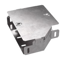 Переходник левый с крышкой Стандарт 200х150х50  PR16.0490  Промрукав