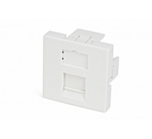 SIP2-1K-M45-45 Вставка 45x45 (аналог Mosaic) для 1 модуля формата Keystone Jack, со шторкой  35207  Hyperline