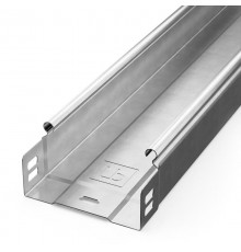 Лоток неперфорированный Стандарт INOX (AISI 304) 100х50х3000 (0,8 мм) (3 м/уп)  PR16.2282  Промрукав