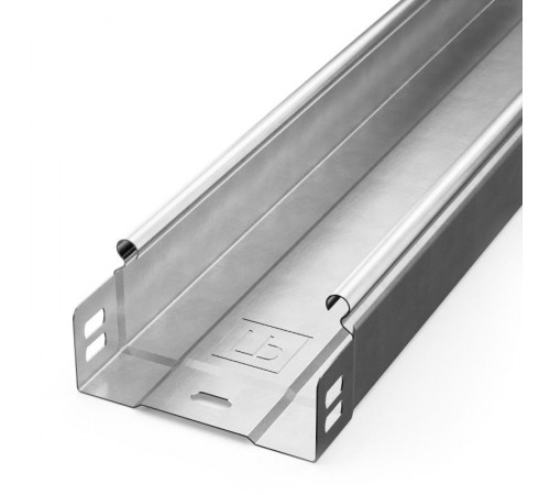 Лоток неперфорированный Стандарт INOX (AISI 304) 100х50х3000 (0,8 мм) (3 м/уп)  PR16.2282  Промрукав