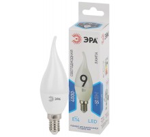 Лампа светодиодная LED 9Вт Е14 4000К СТАНДАРТ smd BXS-9w-840-E14  Б0027974  ЭРА