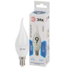 Лампа светодиодная LED 9Вт Е14 4000К СТАНДАРТ smd BXS-9w-840-E14  Б0027974  ЭРА
