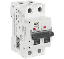 Выключатель автоматический двухполюсный M10N 2P L 4А 10кА ARMAT  AR-M10N-2-L004  IEK