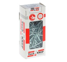 Саморезы универсальные 70х5,0 мм (100 шт) оцинкованные - коробка с окном ( 0,575 кг)  102202  Tech-KREP