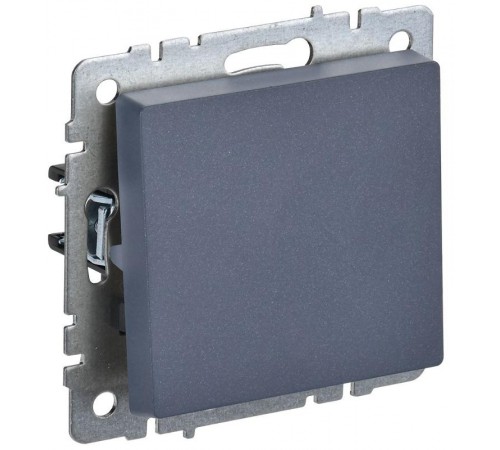 BRITE Выключатель 1-клавишный проходной 10А ВС10-1-6-БрМ маренго  BR-V12-0-10-K35  IEK