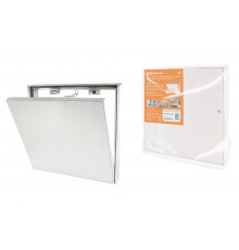 Люк под плитку, алюминиевый, съемный, нажимной, ограничитель-цепочка, 300х300,  SQ1807-0604  TDM