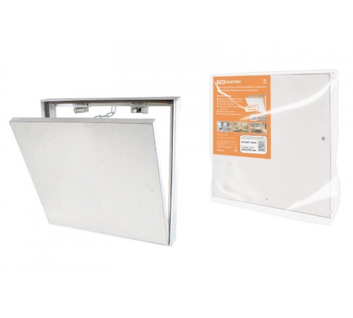 Люк под плитку, алюминиевый, съемный, нажимной, ограничитель-цепочка, 300х300,  SQ1807-0604  TDM