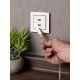 Стокгольм Механизм Розетки USB 2-местной 2,1А белый PROxima  EYR16-028-10-2USB  EKF