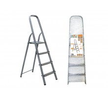 Стремянка стальная ССт-4, 4 ступени с цинковым покрытием, стальной профиль, h=820 мм, Народная  SQ1028-0111  TDM