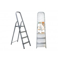 Стремянка стальная ССт-4, 4 ступени с цинковым покрытием, стальной профиль, h=820 мм, Народная  SQ1028-0111  TDM