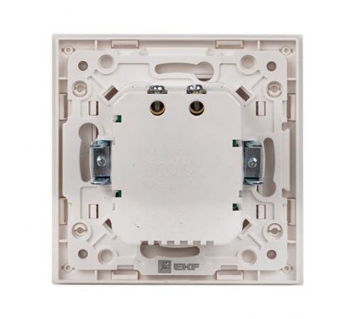 Стокгольм Механизм Розетки USB 2-местной 2,1А белый PROxima  EYR16-028-10-2USB  EKF