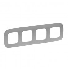 Valena ALLURE Алюминий Рамка 4-ая  754394  Legrand