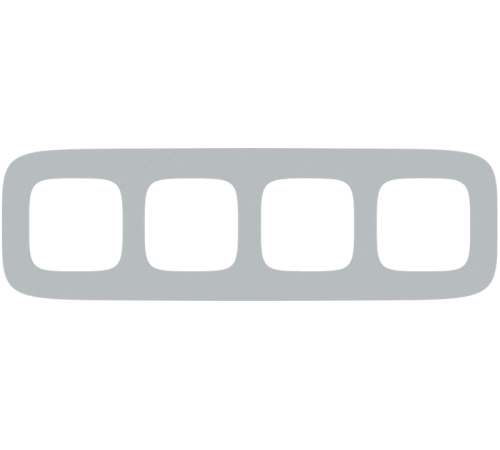 Valena ALLURE Алюминий Рамка 4-ая  754394  Legrand