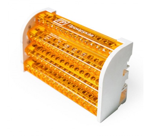 Шина на DIN-рейку в корпусе (кросс-модуль) 4х15  PR08.32834  Промрукав