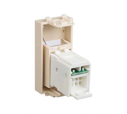Компьютерная розетка "Ванильная дымка" Avanti RJ-45 модульная, кат. 5е , 1 мод  4405461  DKC