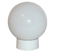 Светильник "Шар" 160 НББ 64-40-210 опал ПММА IP44 / корпус прямой белый  1030480469  Элетех