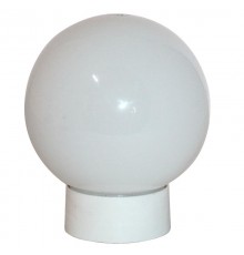 Светильник "Шар" 160 НББ 64-40-210 опал ПММА IP44 / корпус прямой белый  1030480469  Элетех