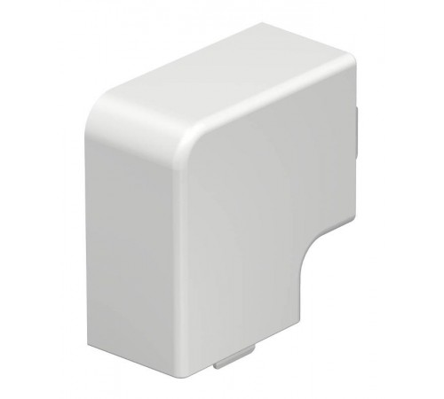 Крышка плоского угла кабельного канала WDK 30x45 мм (ПВХ,белый) (WDK HF30045RW)  6192823  OBO Bettermann