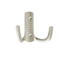 Крючок с перф. , 2-х рожковый, сатин (1 шт)  - пакет   129910  Tech-KREP