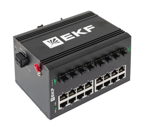 Промышленный неуправляемый коммутатор U-8GX/SFP-16GT, 8 портов 1000Base-X SFP, 16 портов 10/100/1000Base-T(X) RJ45, монтаж на динрейку TSX TSX-U-8GX/