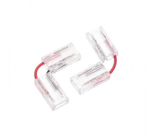 Коннектор L-образный гибкий для одноцветной светодиодной ленты COB 8мм  148-106  REXANT