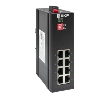 Промышленный неуправляемый коммутатор U-8GT, 8 портов 10/100/1000Base-T(X) RJ45, монтаж на динрейку TSX TSX-U-8GTEKF