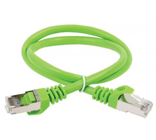 Коммутационный шнур (патч-корд), кат.5Е FTP, 1,5м, зеленый  PC02-C5EF-1M5  ITK