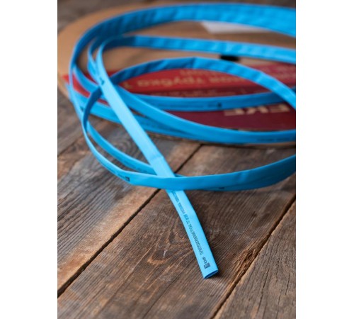 Термоусаживаемая трубка ТУТ нг 8/4 синяя EKF PROxima  tut-8-g  EKF