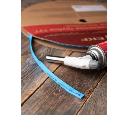 Термоусаживаемая трубка ТУТ нг 8/4 синяя EKF PROxima  tut-8-g  EKF