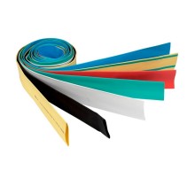 Набор ТУТ нг: 7 цветов по 7шт. Разного диаметра (10/5; 12/6; 16/8; 20/10; 25/12,5; 30/15; 40/20) 1м. EKF PROxima  tut-n-1-r  EKF