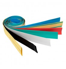 Набор ТУТ нг: 7 цветов по 7шт. Разного диаметра (10/5; 12/6; 16/8; 20/10; 25/12,5; 30/15; 40/20) 1м. EKF PROxima  tut-n-1-r  EKF