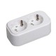 Розетка переносная разб.  К02 2 места CLASSIC   KYP11-16-02-00-Z  IEK