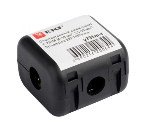 Ответвительный сжим (орех) У-731М (4-10 мм2; 1,5-10 мм2) розничный стикер StreamLiney731m-rEKF