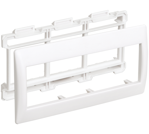 Рамка и суппорт для кабель-каналов Праймер на 6 модулей, 60 мм, для 80х40, 150х60  CKK-40D-RSU6-060-K01  IEK